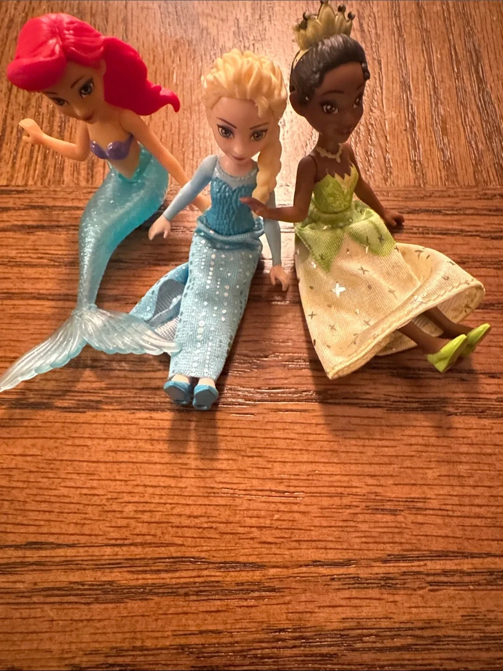Disney Mini 3.5 inch Princess Dolls - Ariel, Elsa & Tiana